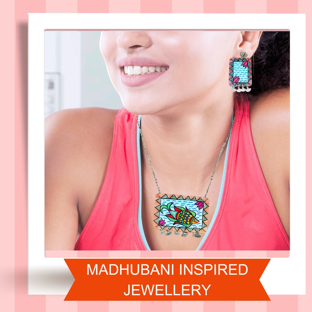 Madhubani Inspired Jewellery ArtsCrafted