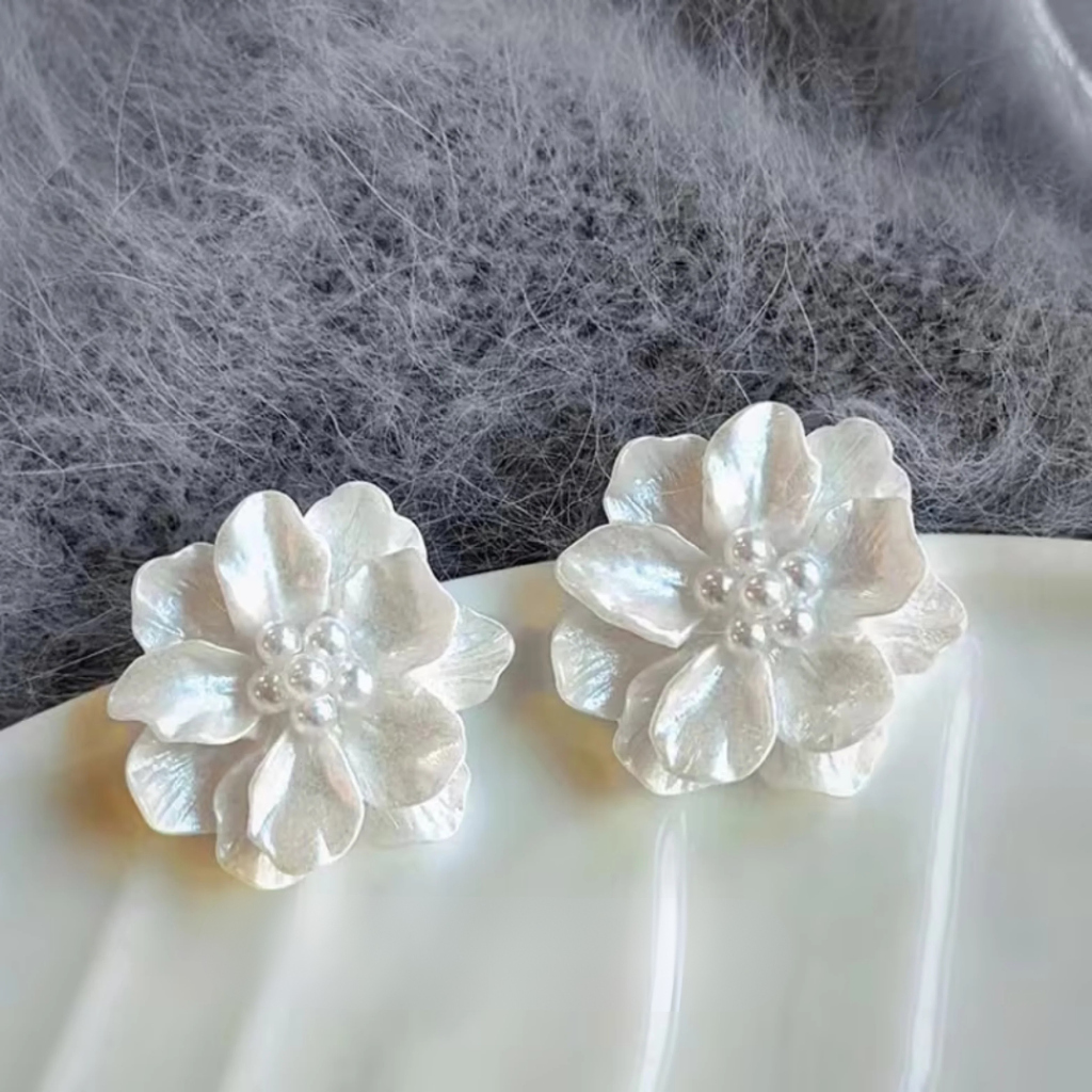 Flower Statement Earrings