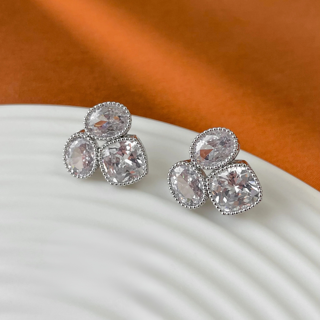 Triple Love Statement Earrings