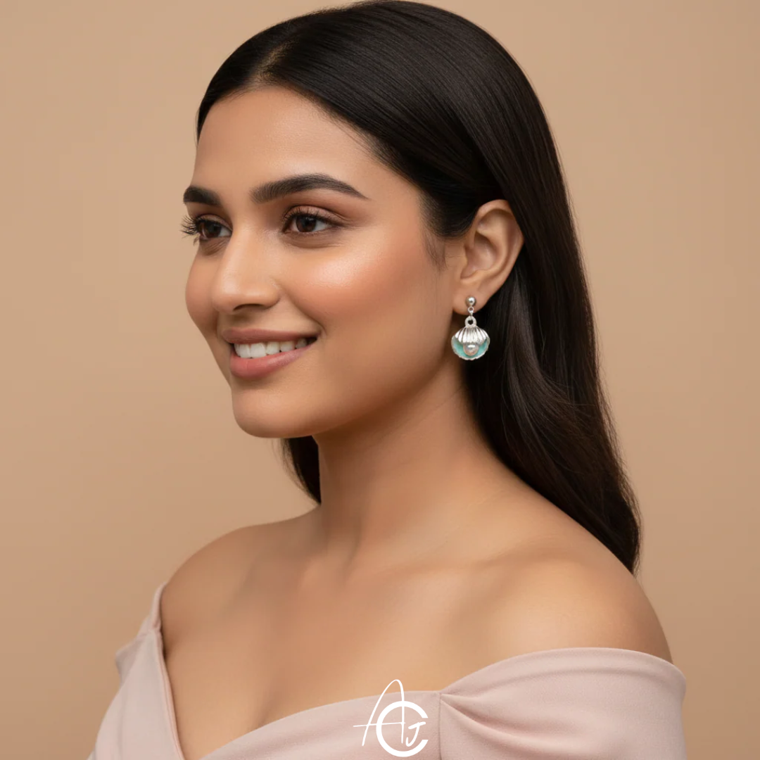 Pearl And Shell Earrings