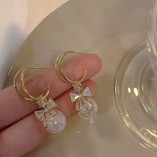 korean style earrings,korean fashion earrings,fancy stylish earrings,new trendy jewellery,inexpensive fashion jewelry,korean earrings,trending earrings designs,Pearl Earrings, Pearl Necklace
