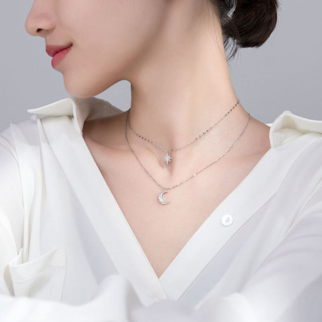 Trendy Fashionista Necklace (2-pieces)