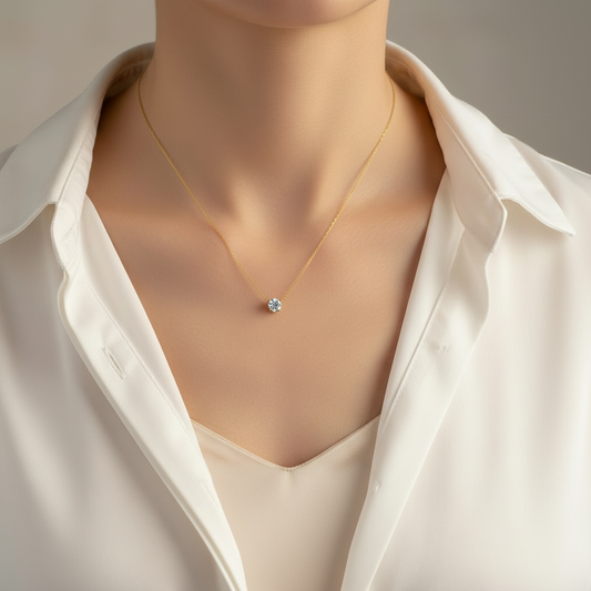 Solitaire Necklace