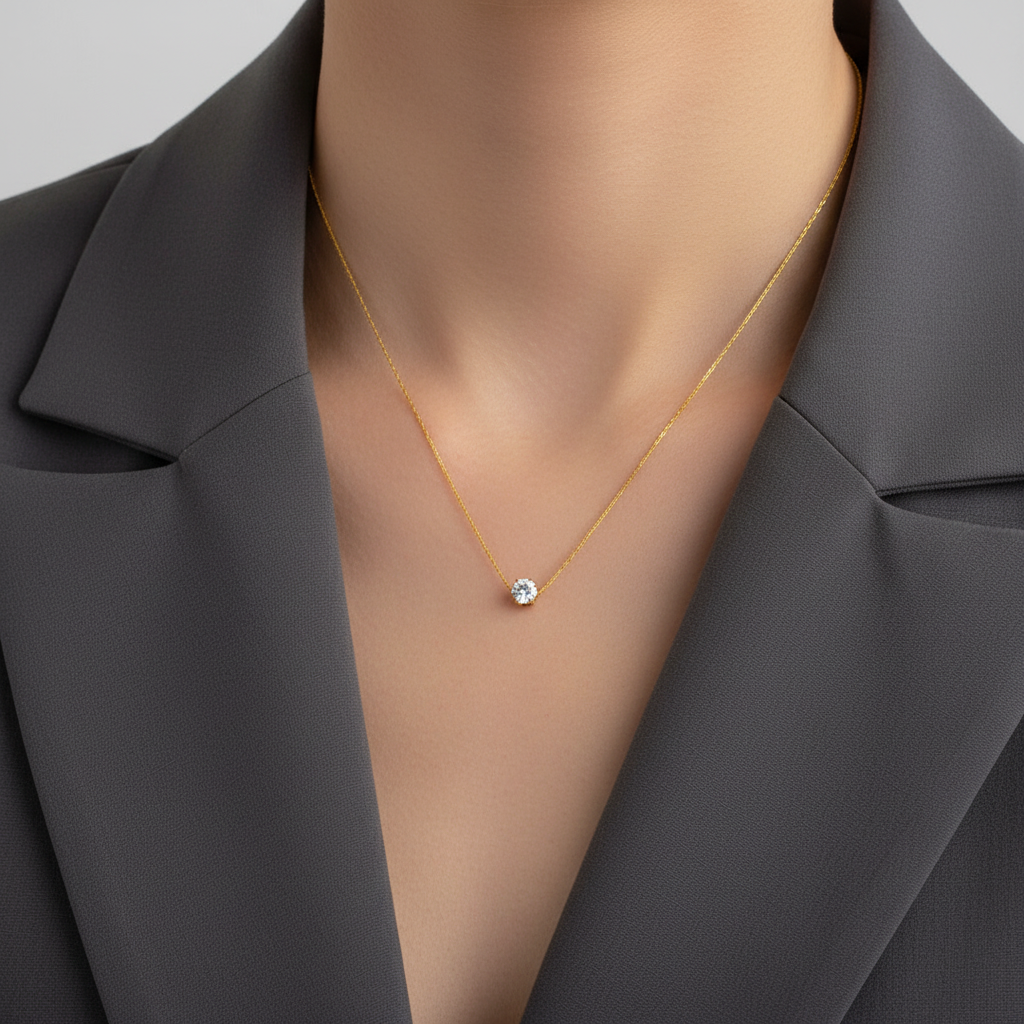 Solitaire Necklace
