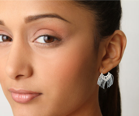 Macrame Earrings : handmade