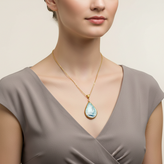 Fluid Necklace : Handmade