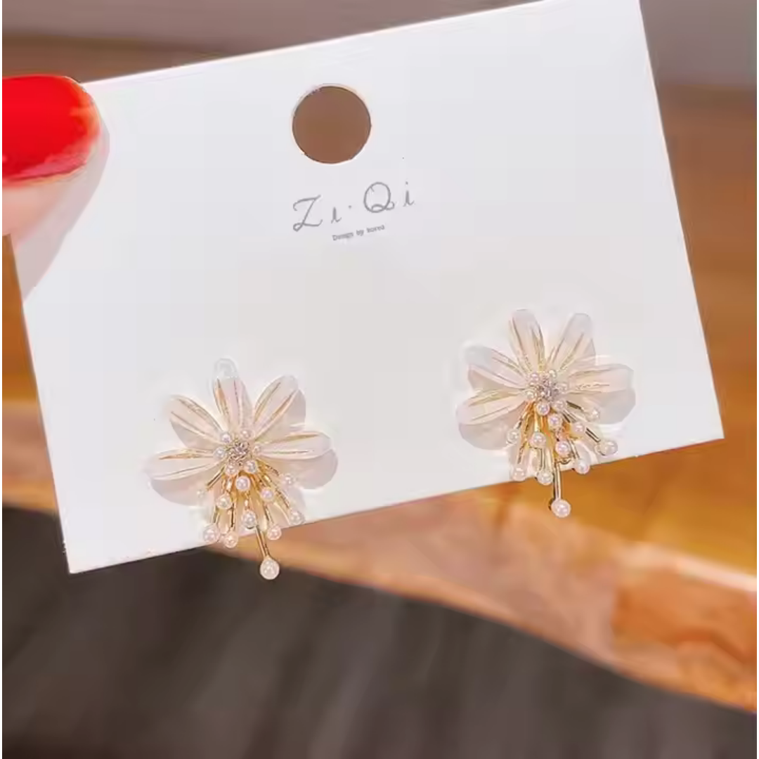 korean style earrings,korean fashion earrings,fancy stylish earrings,new trendy jewellery,inexpensive fashion jewelry,korean earrings,trending earrings designs,Pearl Earrings, Pearl Necklace