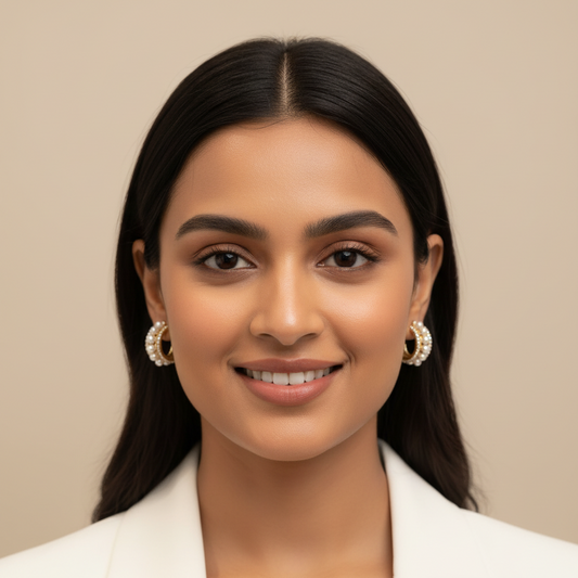 Bling Pearl Earrings