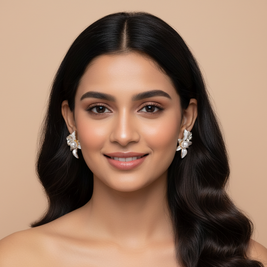 Flower Bling Earrings