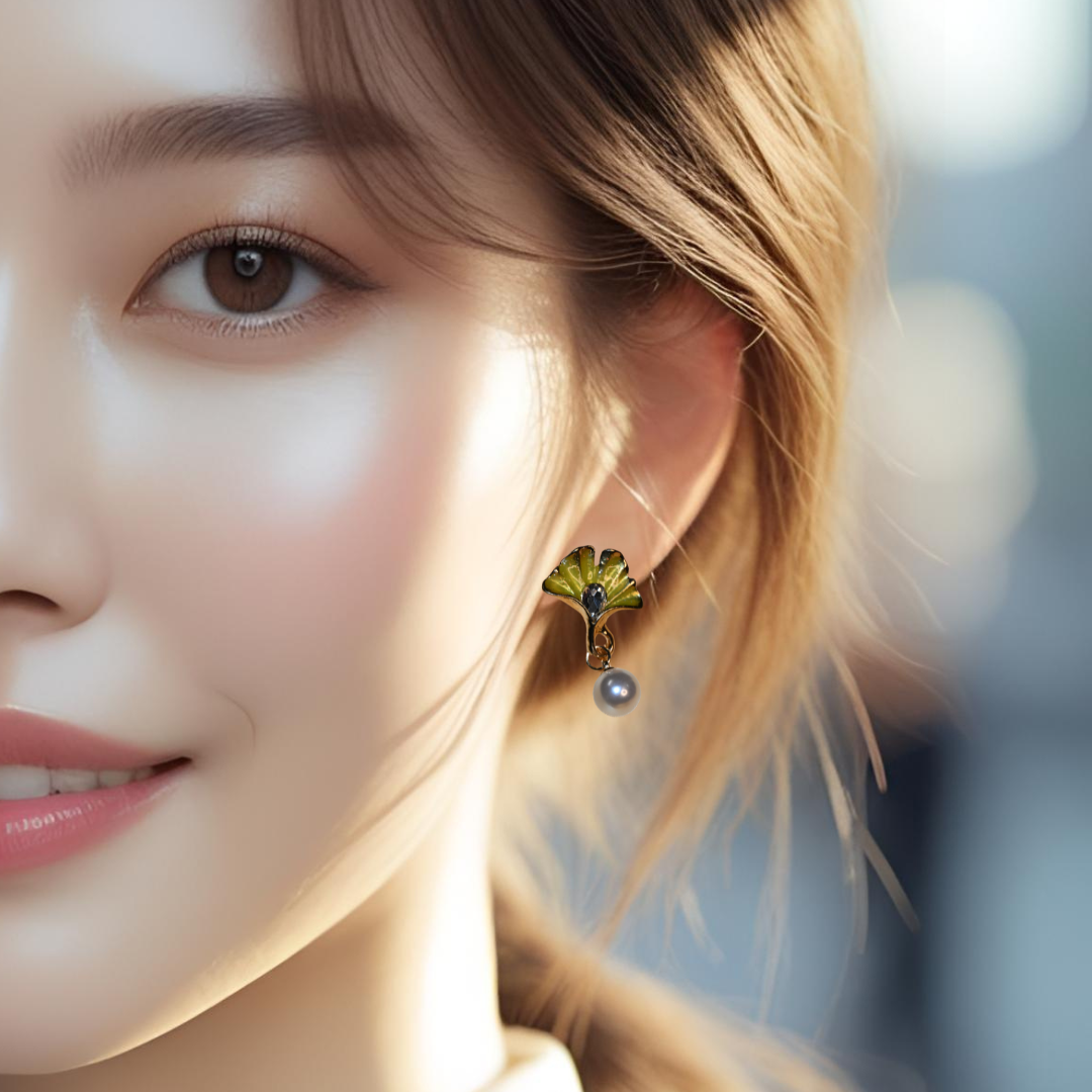 Pearl And Shell Earrings