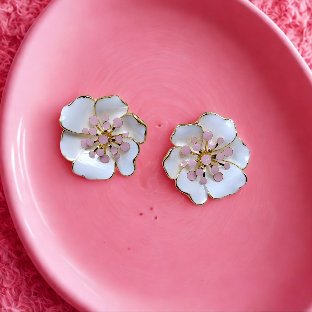 Flower Bling Earrings