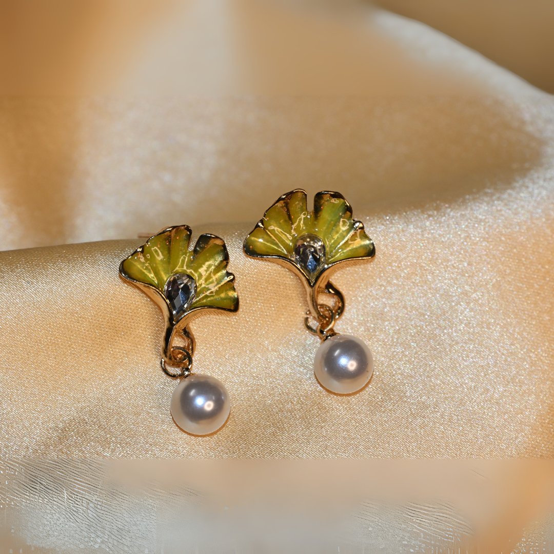 Pearl And Shell Earrings