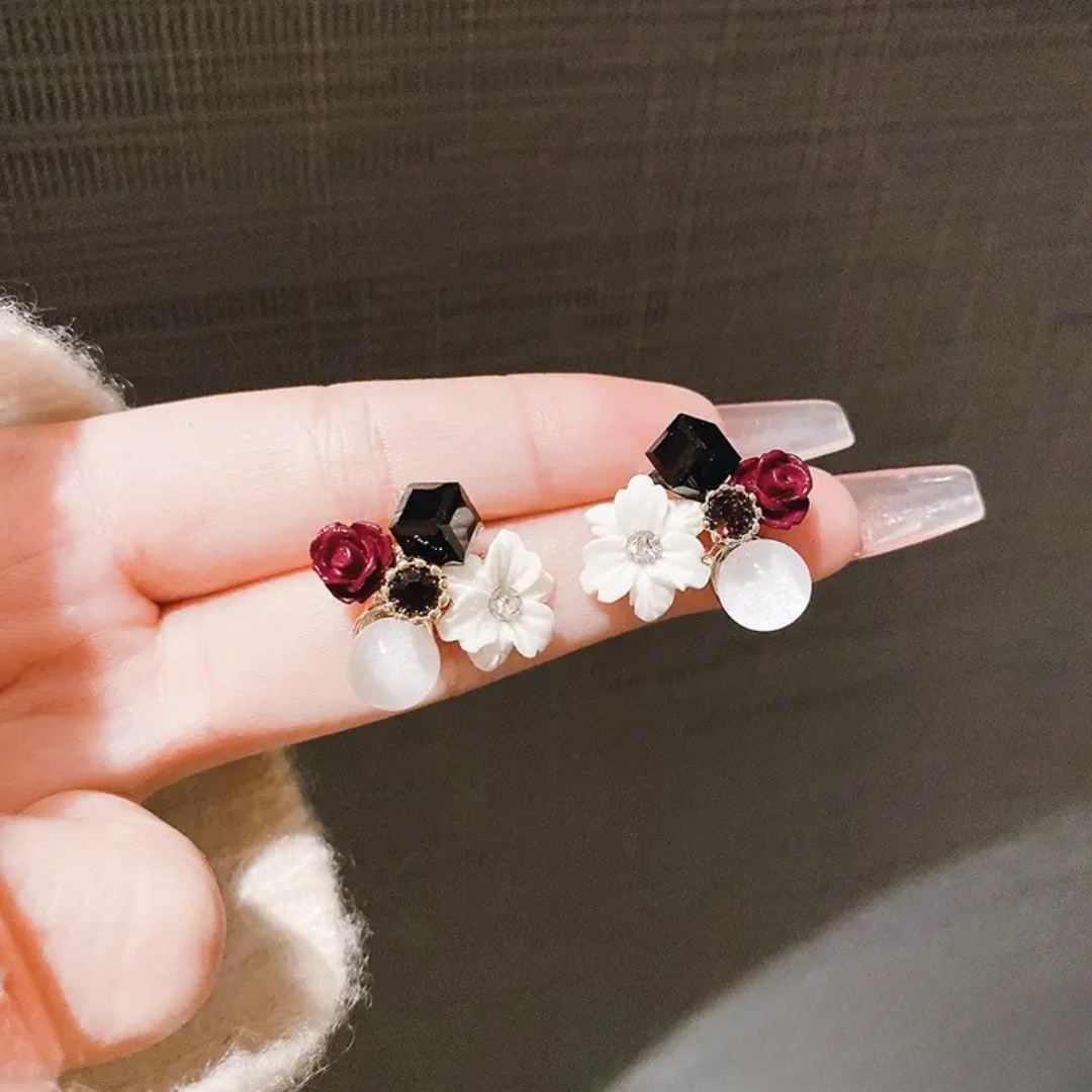korean style earrings,korean fashion earrings,fancy stylish earrings,new trendy jewellery,inexpensive fashion jewelry,korean earrings,trending earrings designs,Pearl Earrings, Pearl Necklace