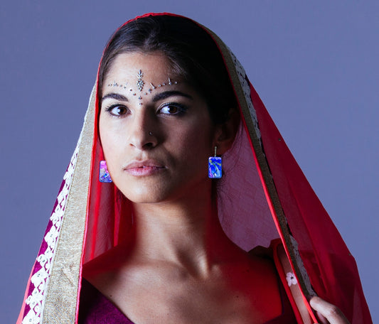 Fluid Earrings : Handmade