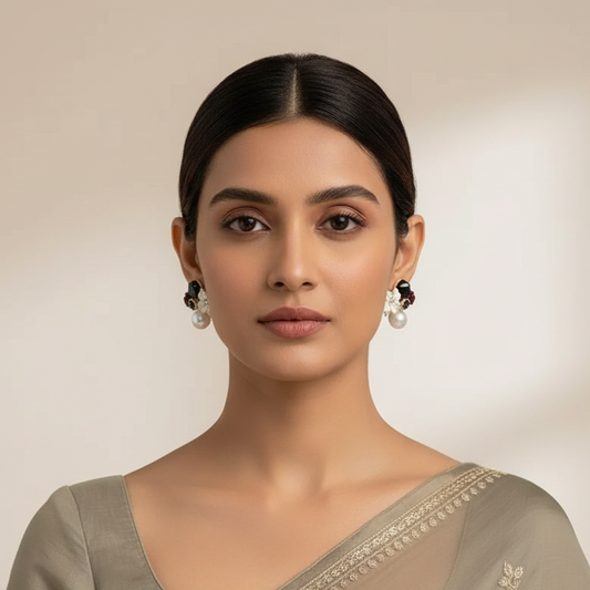 Flower Wine Earrings