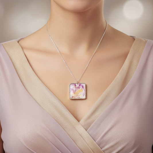 Fluid Necklace : Handmade