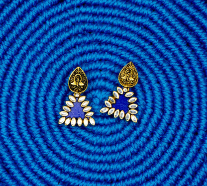 Selina Earrings, Handpainted : Handmade