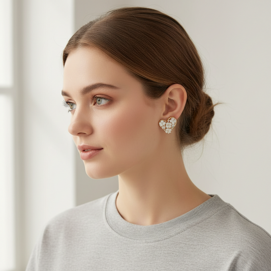 Heart Bling Earrings