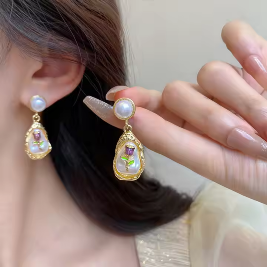 korean style earrings,korean fashion earrings,fancy stylish earrings,new trendy jewellery,inexpensive fashion jewelry,korean earrings,trending earrings designs,Pearl Earrings, Pearl Necklace