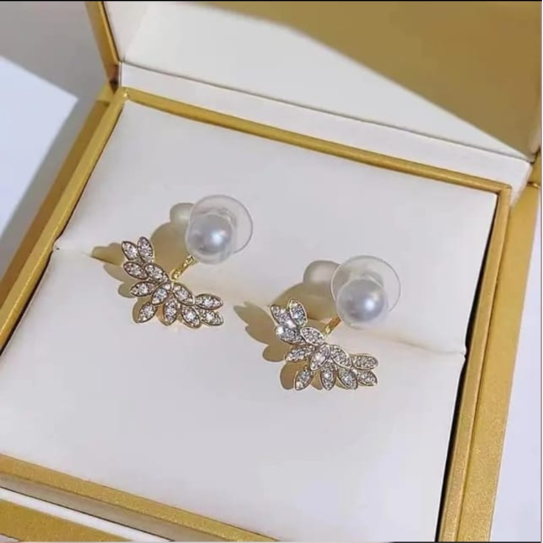 Bling Pearl Earrings