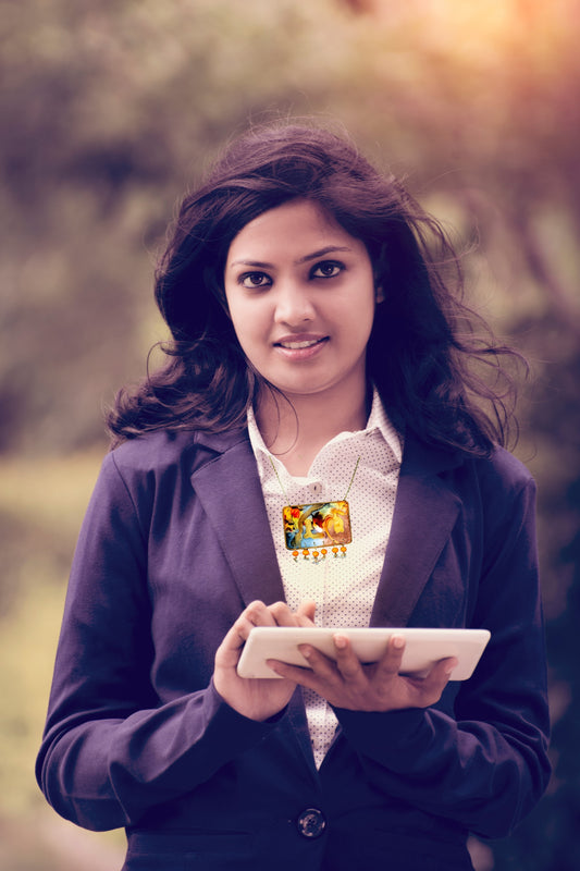 Fluid Necklace : Handmade