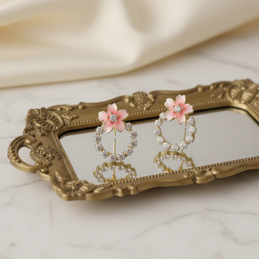 Bling Daisy Earrings