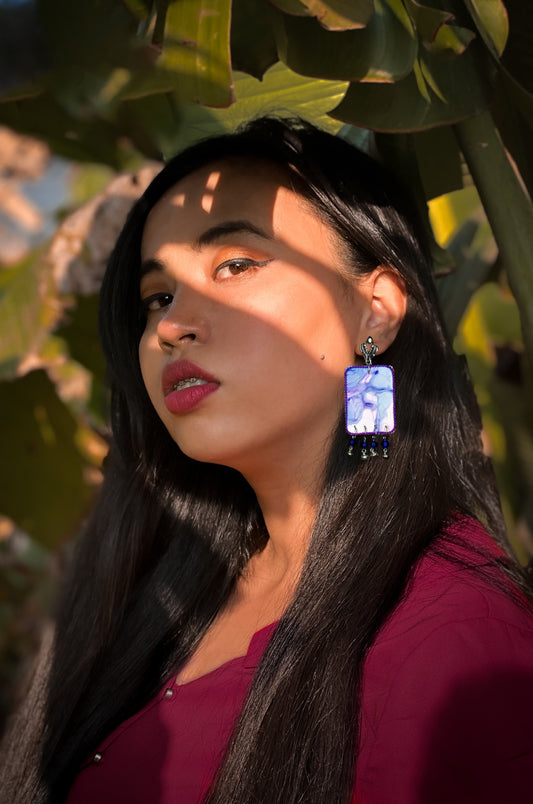 Fluid Earrings : Handmade