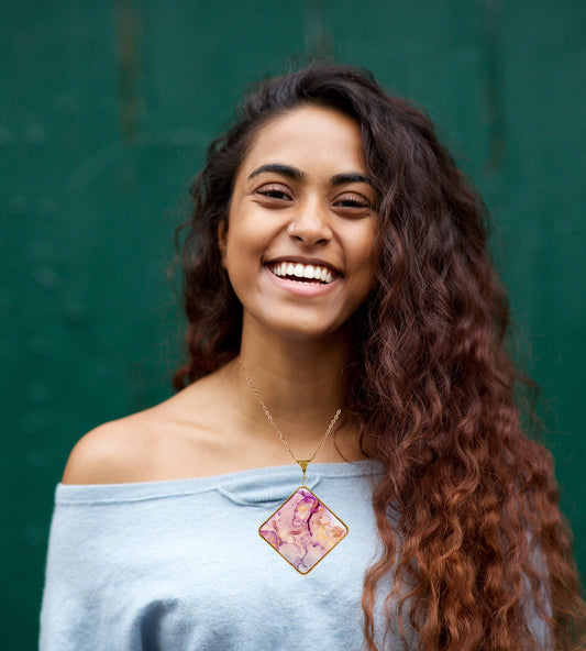 Fluid Necklace : Handmade