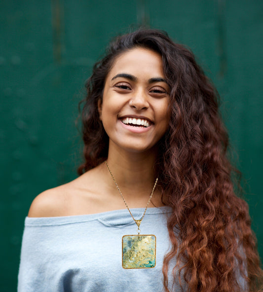 Fluid Necklace : Handmade