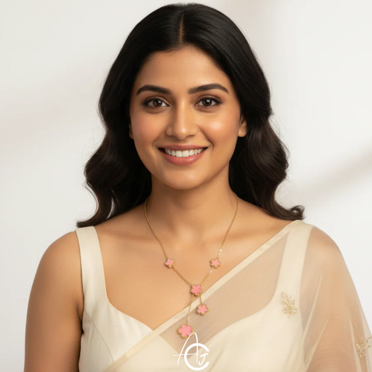 Trendy Necklace Pink