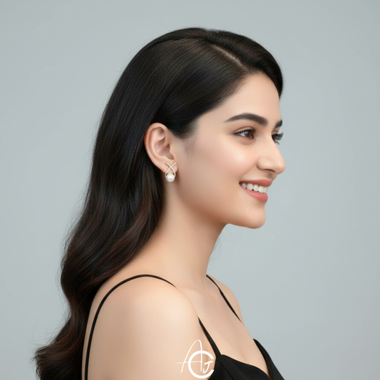 Pearl Bling Earrings