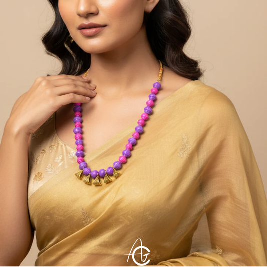 Beads Necklace Set : Handmade