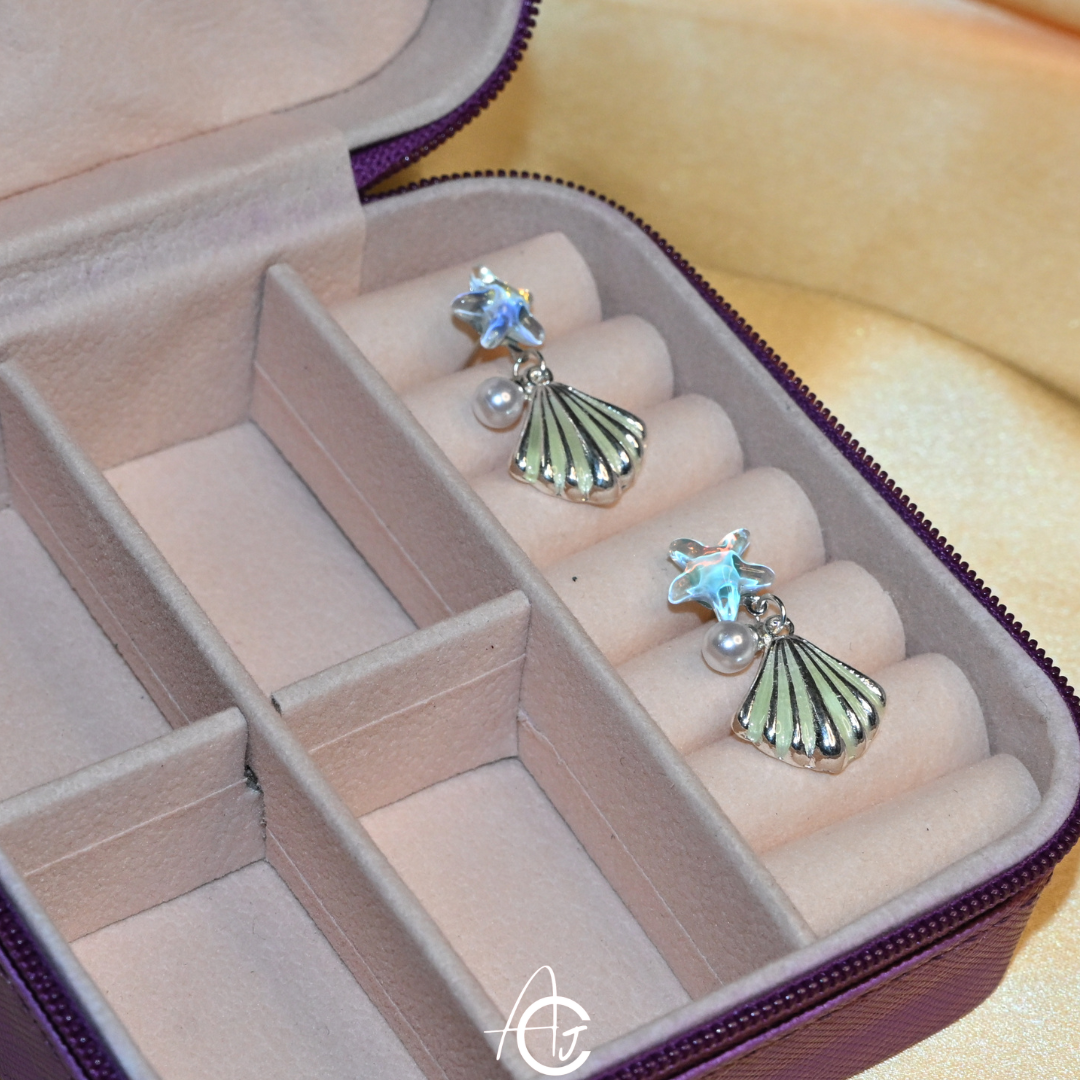 Pearl And Shell Earrings