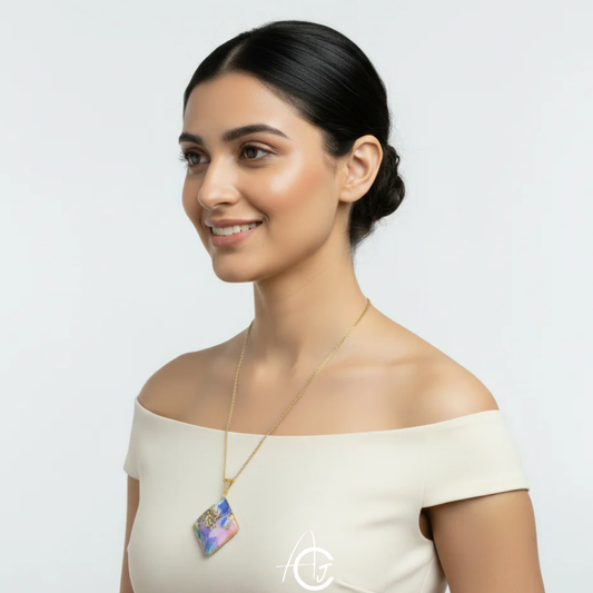 Fluid Chain Necklace : Handmade