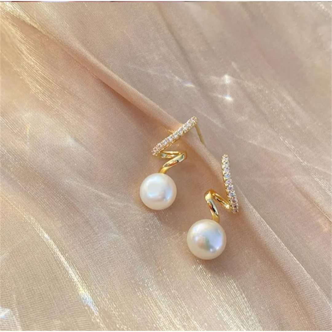 Bling That Pearl Drop Earrings