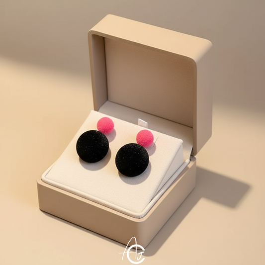 Colorful Pearl Statement Earrings