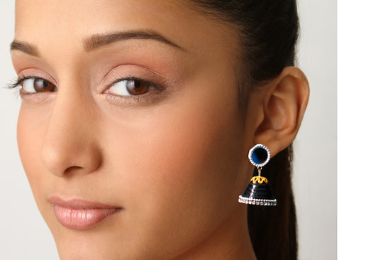 Statement Jhumka Earrings : Handmade