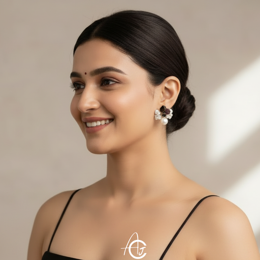 Flower Wine Earrings