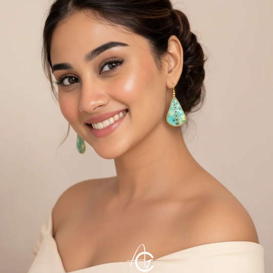 Fluid Earrings : Handmade