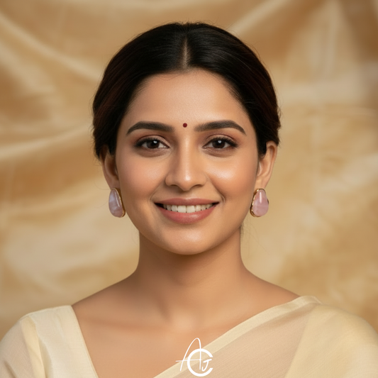 Semi Precious Stone Earrings