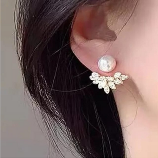 Bling Pearl Earrings