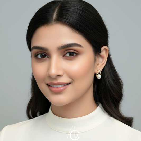 Pearl Bling Earrings