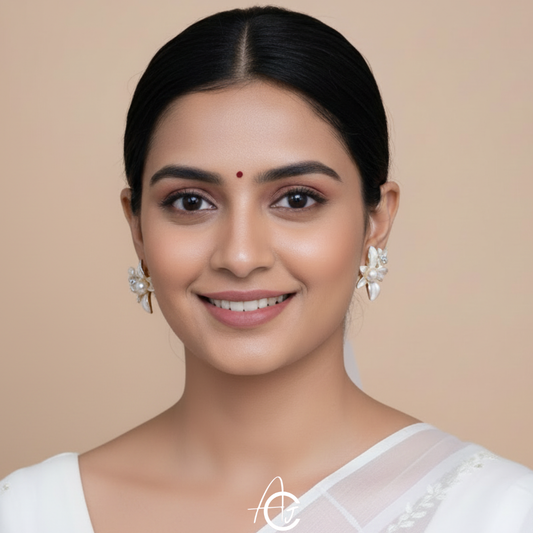 Flower Bling Earrings