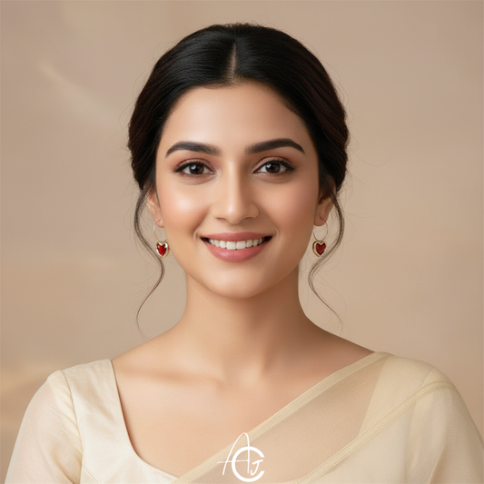 Hoop That Heart Earrings