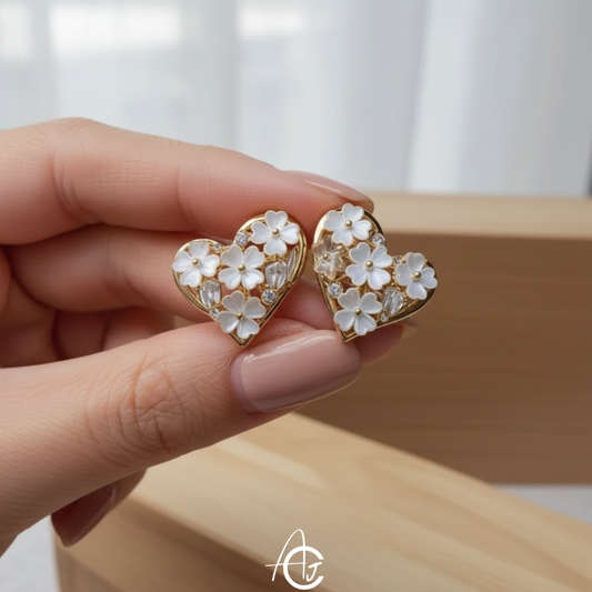 Heart Bling Earrings