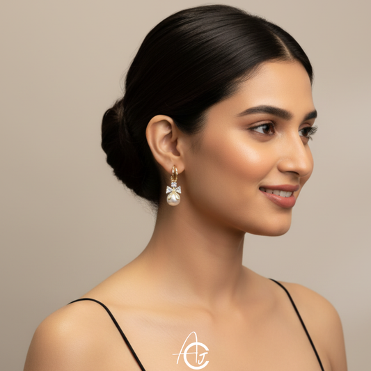 Party Drop Bow Earrings