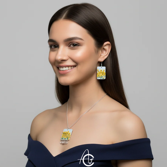 Statement Necklace set : Handmade