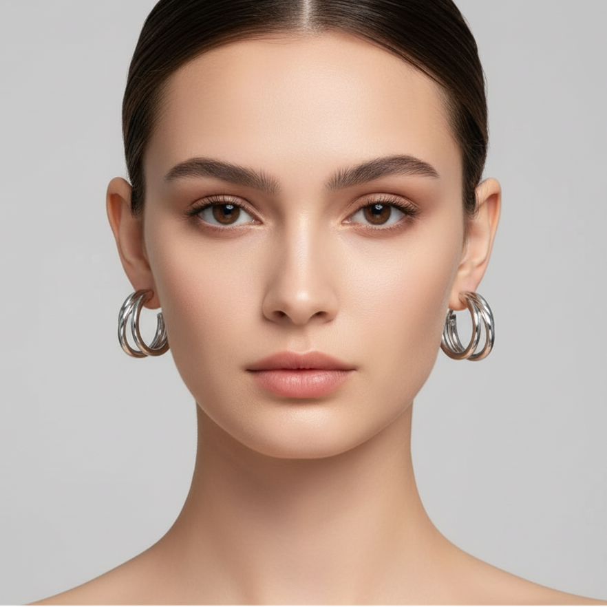 Bling Hoop Earrings