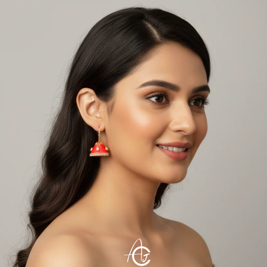 Statement Jhumka : Handmade