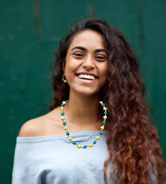 Beads necklace set : Handmade